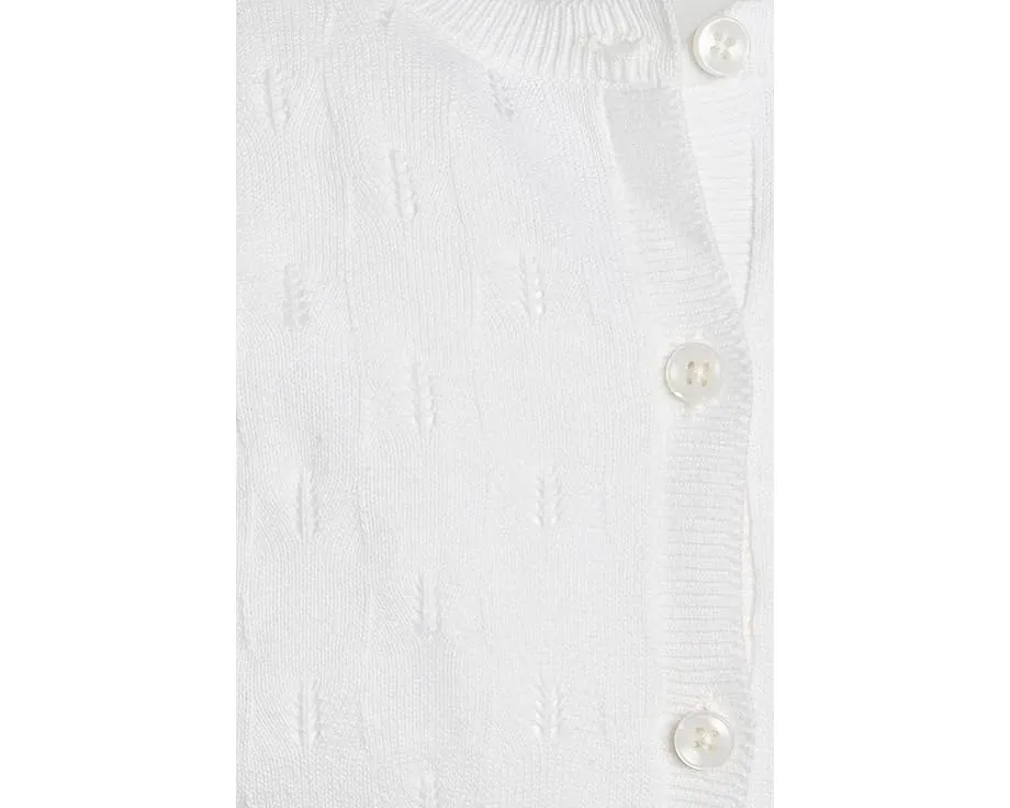 Кардиган Janie and Jack Pointelle с ажурной вязкой для девочек