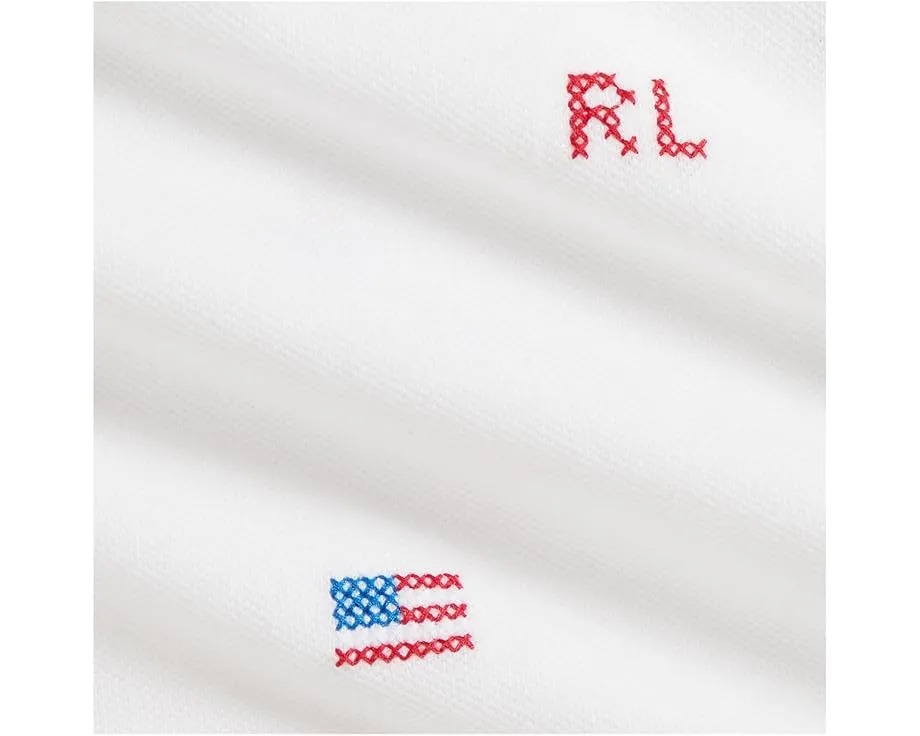 Комплект для девочки Polo Ralph Lauren Kids платье поло и шортики с вышивкой