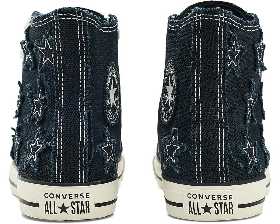 Кеды Converse Chuck Taylor All Star с потертыми звездами высокая посадка