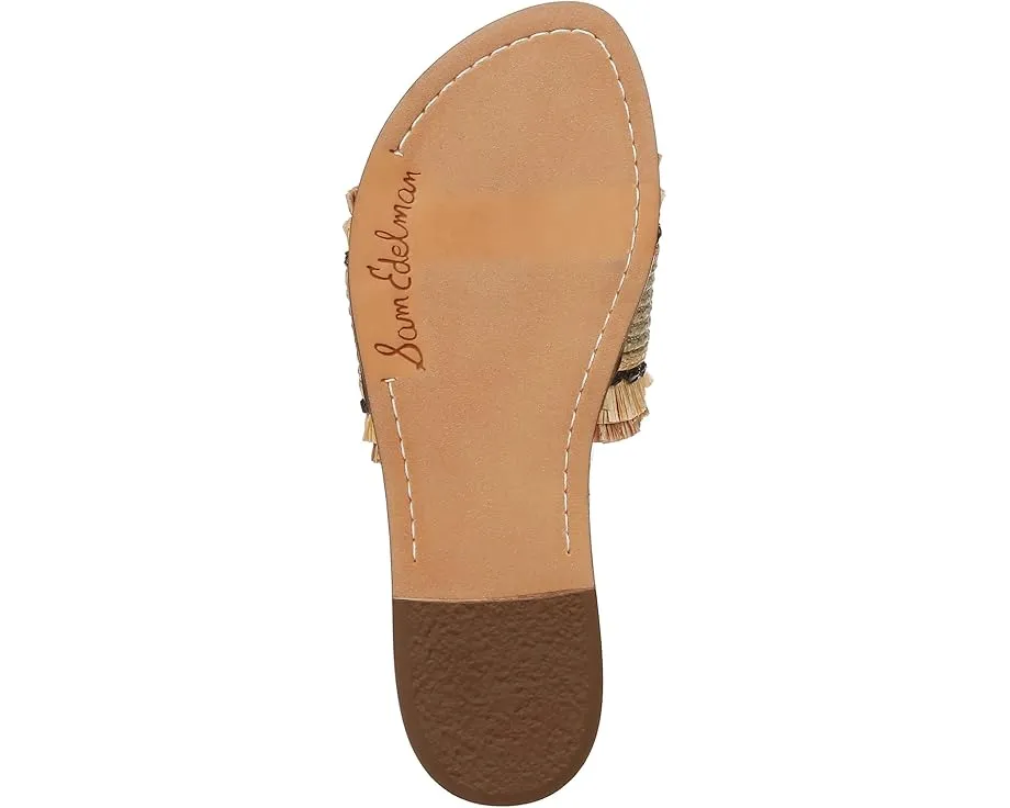 Сандалии Sam Edelman Georgia Slide с верхом из рафии