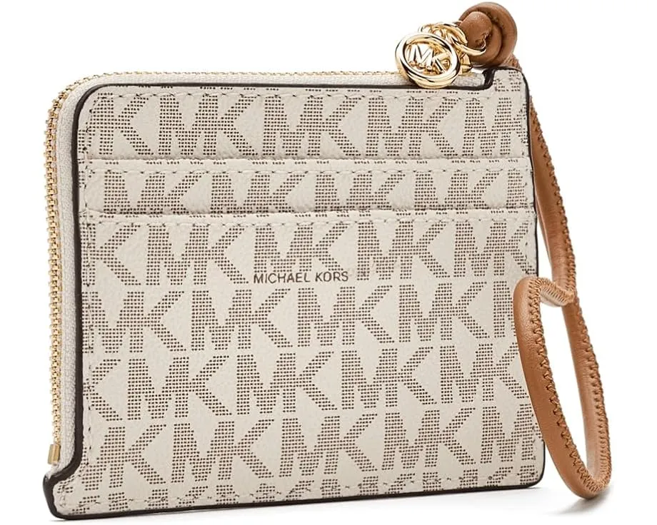 MICHAEL Michael Kors косметичка Jet Set Small Card Case Wristlet на запястье