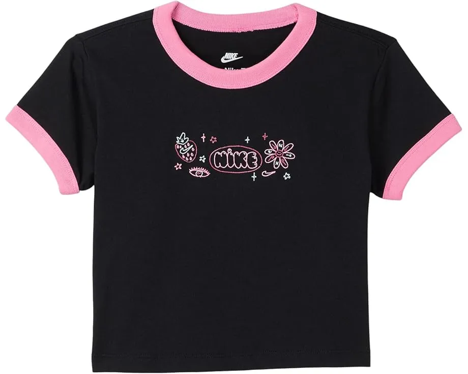Футболка Nike Kids Sportswear из мягкого хлопка с короткими рукавами