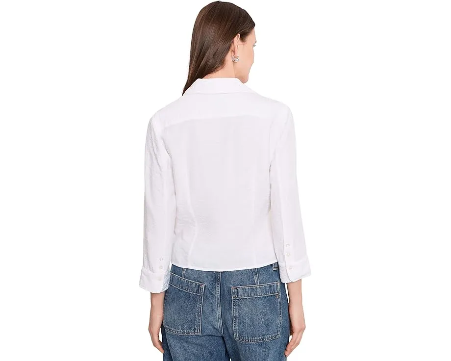 Рубашка NIC+ZOE Iconic Tie Front с запахом и накладными карманами