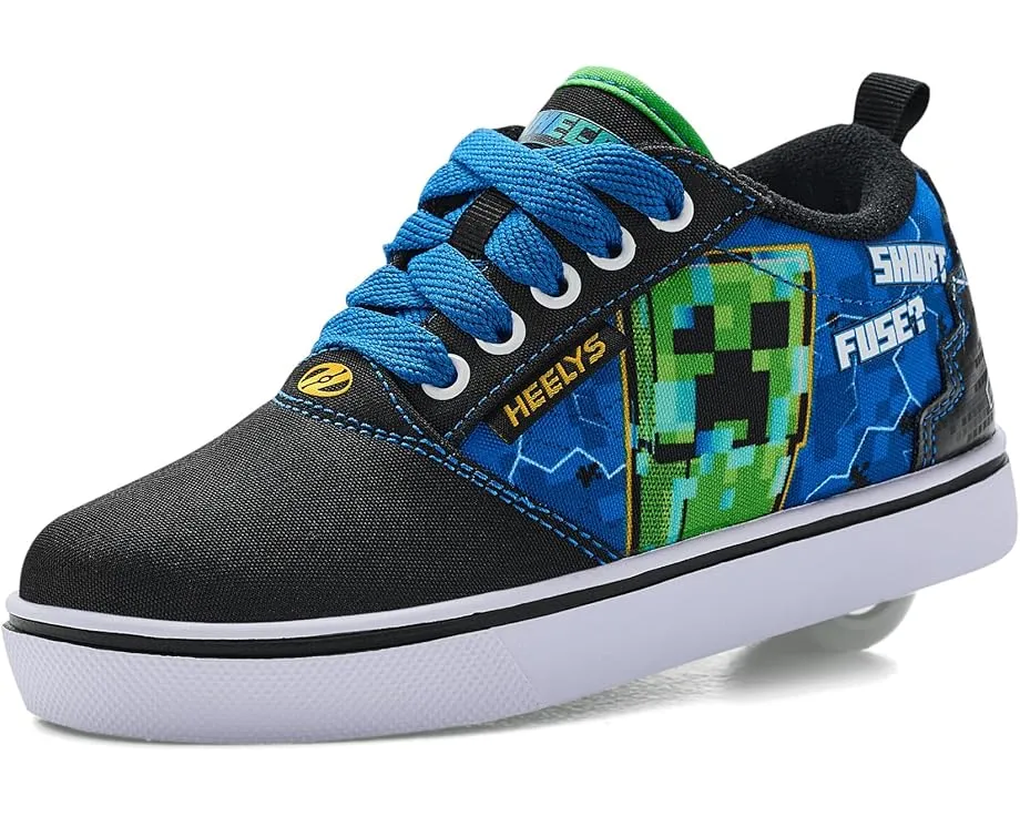 Кроссовки Heelys Pro 20 Minecraft с съемными колесами для детей и взрослых
