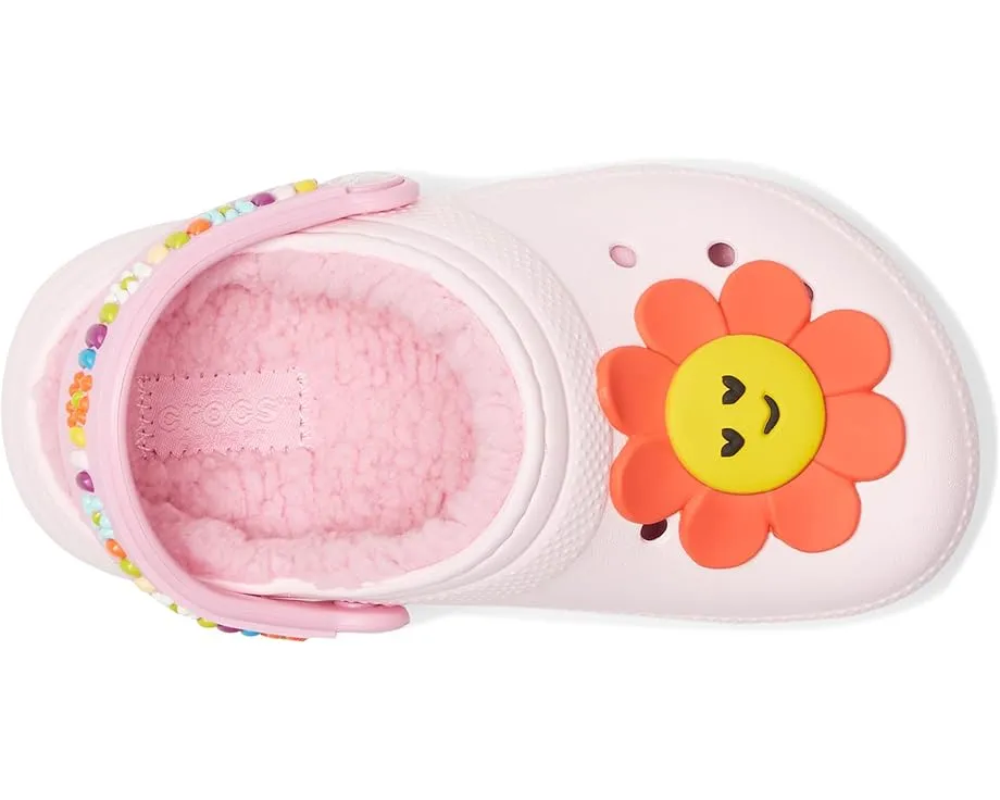 Детские кроксы Crocs Kids Classic Lined с меховой подкладкой