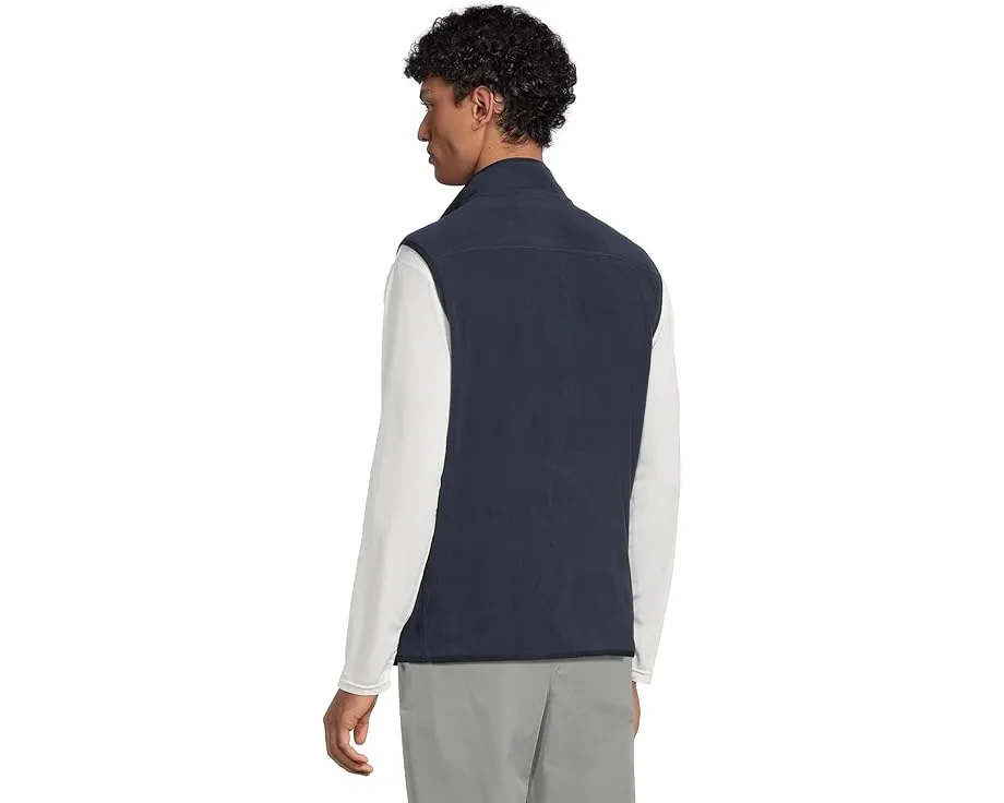 Vineyard Vines Harbor Fleece Vest с вышивкой кита и сетчатыми карманами