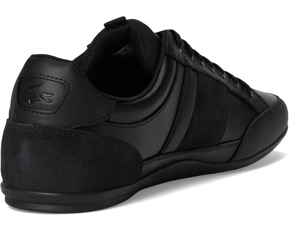 Кроссовки Lacoste Chaymon Tonal с кожаным верхом и контрастной окантовкой