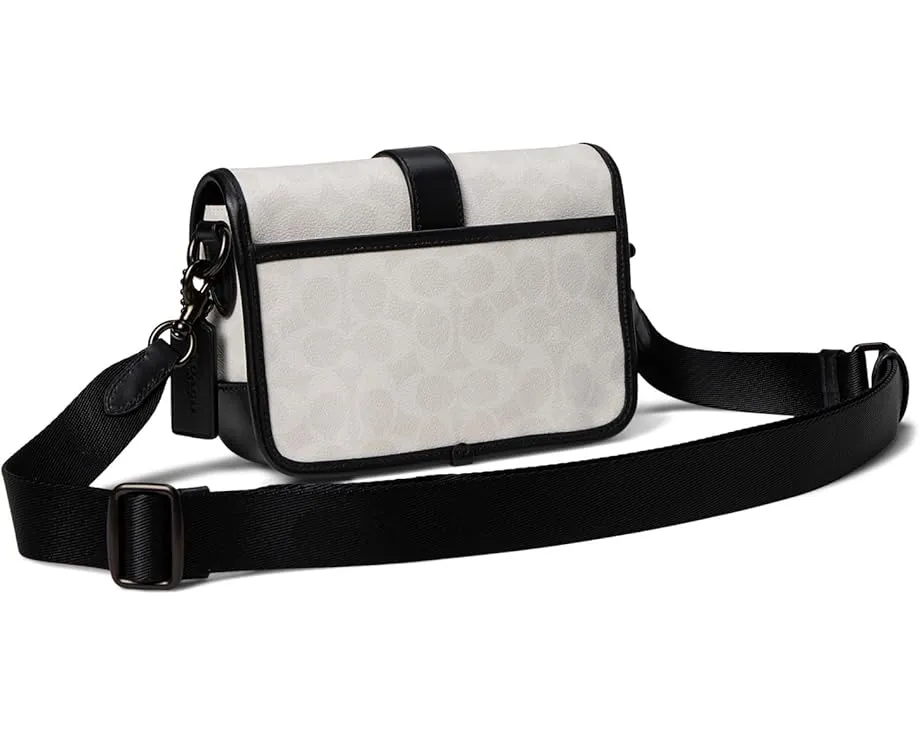 COACH Сумка кроссбоди League 19 из фирменного материала с регулируемым ремнем