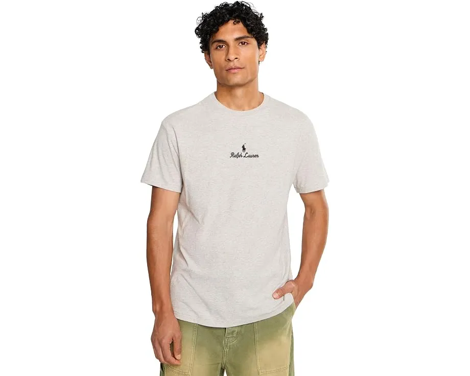 Футболка Classic Fit с логотипом Polo Ralph Lauren из трикотажа