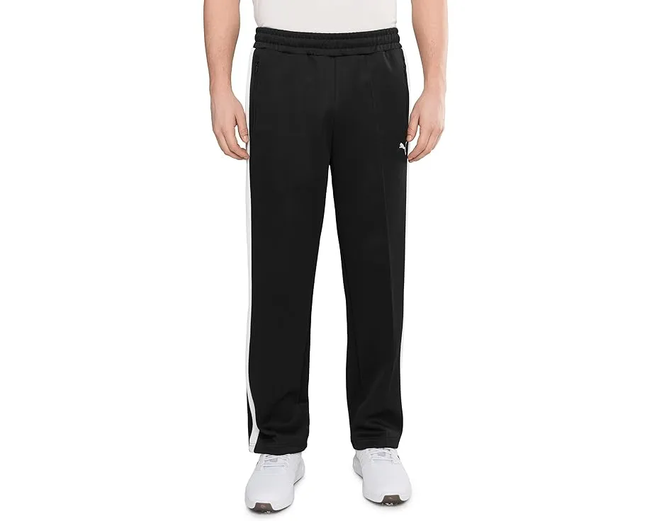 Брюки PUMA T7 Always On Relaxed Track с молниями на карманах и классическими полосками T7