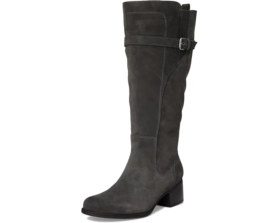 Высокие сапоги Naturalizer Kenna Extra Wide Calf до колена с ремнем и пряжкой