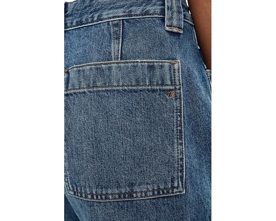 Брюки Madewell Military Darted Barrel In Irmo с широкими штанинами и высокой посадкой