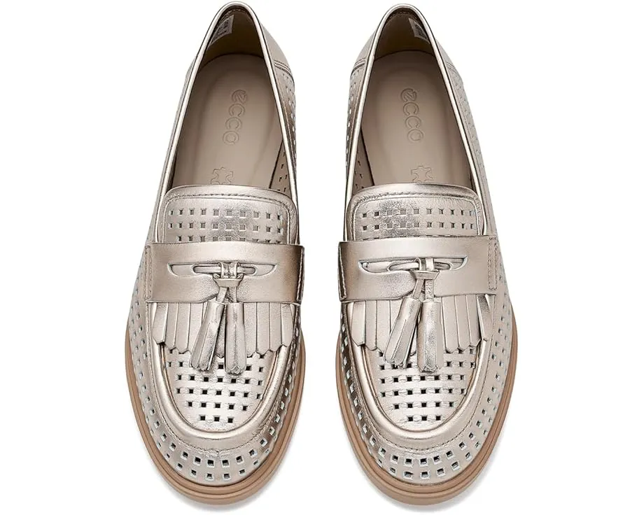 ECCO Dress Classic 15 лоферы с кисточкой и перфорацией на каблуке 15 мм