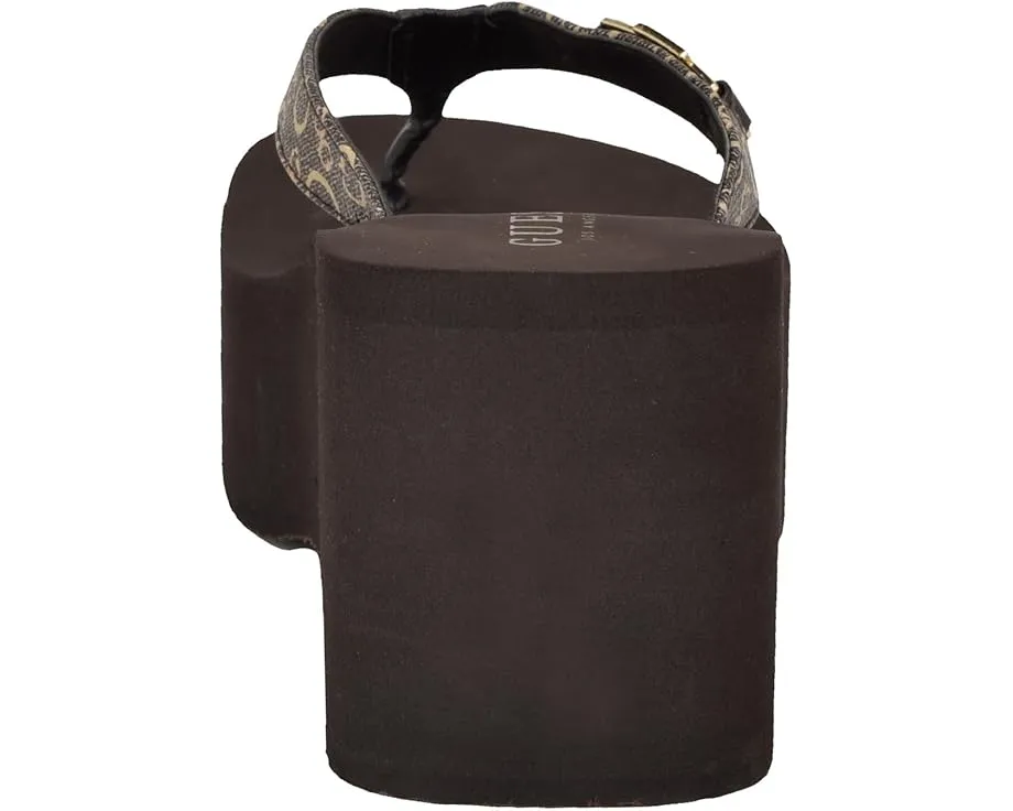 Шлепанцы Ridges на легком клине из ЭВА от GUESS