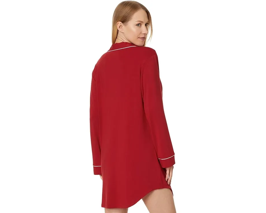 Ночная сорочка Eberjey Gisele из ткани TENCEL Modal с карманом и контрастной окантовкой