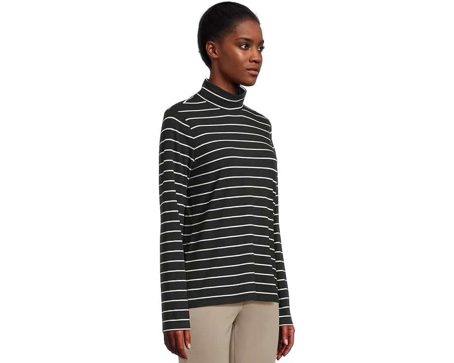 Водолазка L.L.Bean Soft Stretch Supima с длинным рукавом в полоску