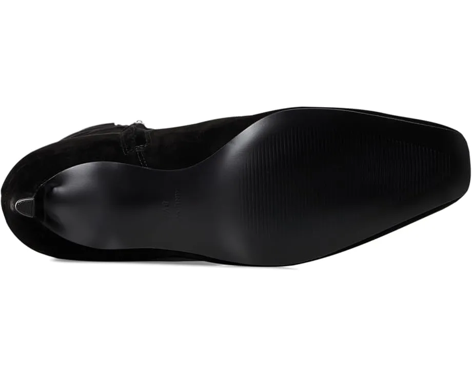 Ботинки Nine West Caddy из замши с квадратным носком и котячьим каблуком