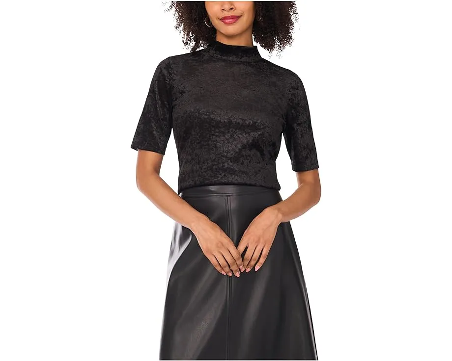 Топ Vince Camuto с рукавом 3/4 и высоким воротником