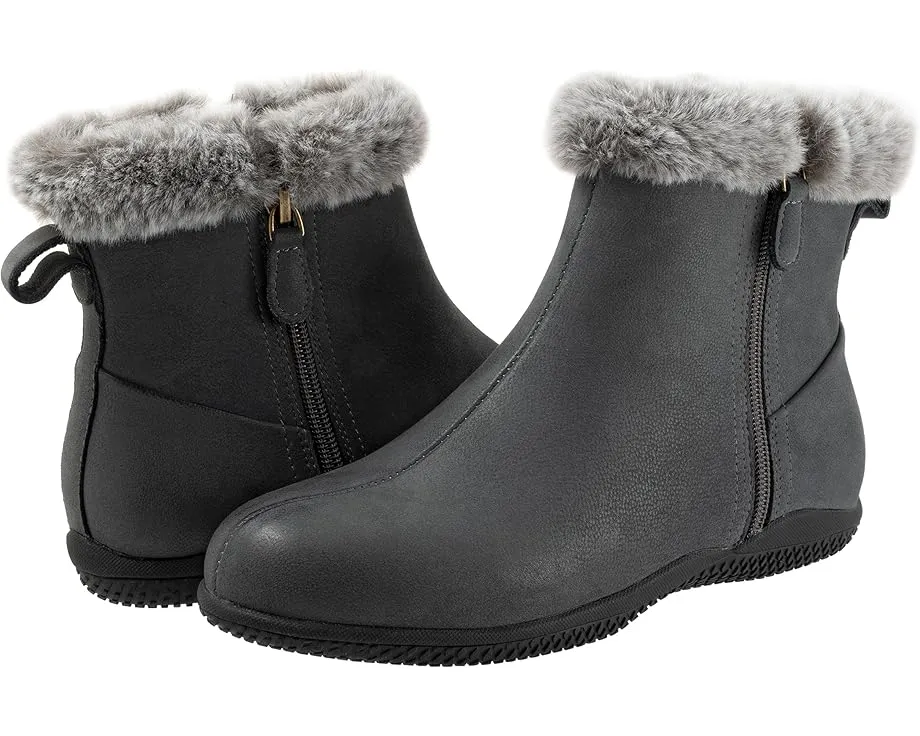 Ботильоны SoftWalk Helena на молнии с искусственным мехом и стелькой с поддержкой