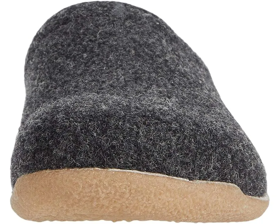 Домашние тапочки Sanita Lodge Slide с войлочным верхом и пробковой стелькой