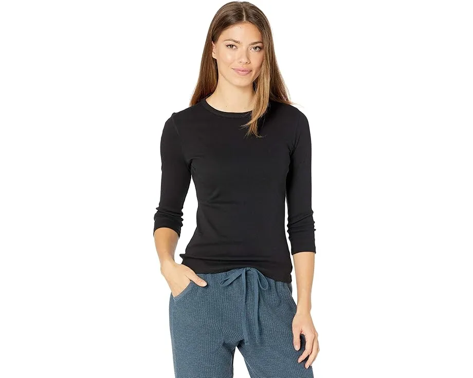 Футболка Lilla P с рукавом 3/4 и круглой горловиной из 100% хлопка