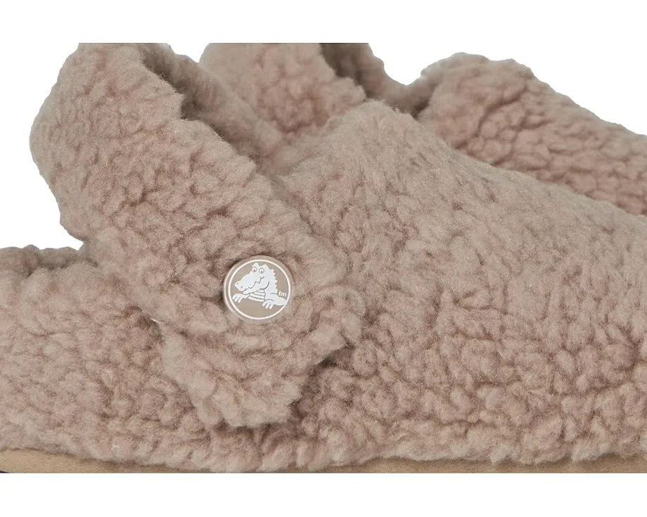 Уютные тапочки Crocs Classic Cozzzy с искусственным мехом и противоскользящей подошвой