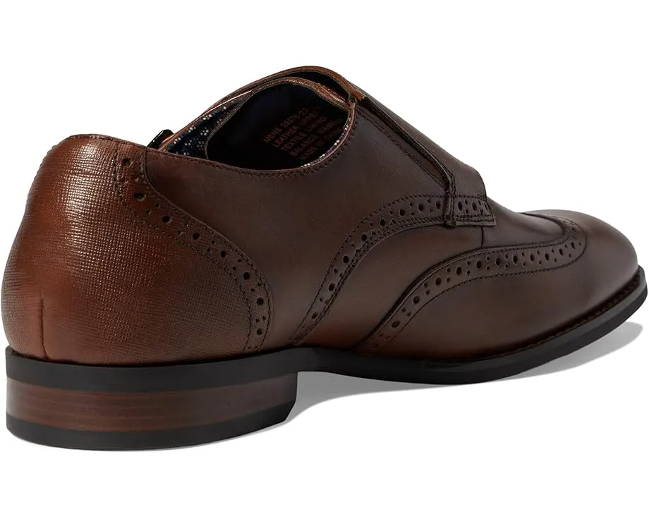 Туфли Stacy Adams Karson Wing Tip с двойной пряжкой и перфорацией