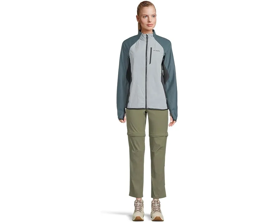 Куртка Columbia Arctic Crest Hybrid Full Zip с технологией Omni Heat Arctic и прорезями для большого пальца