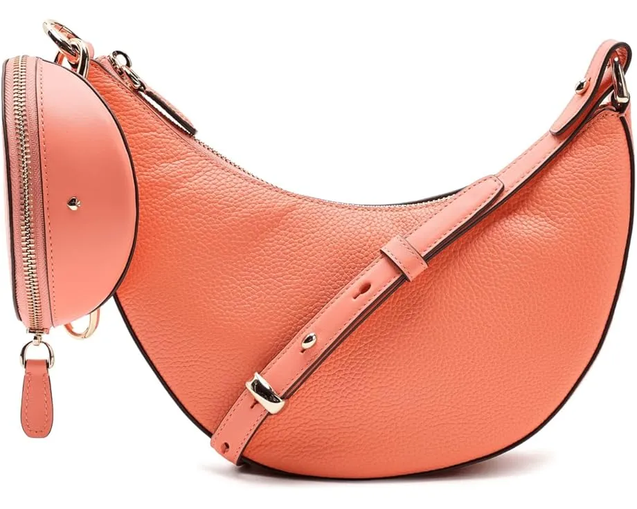 Сумка кроссбоди Kate Spade New York Duo из зернистой кожи с двумя съемными отделениями