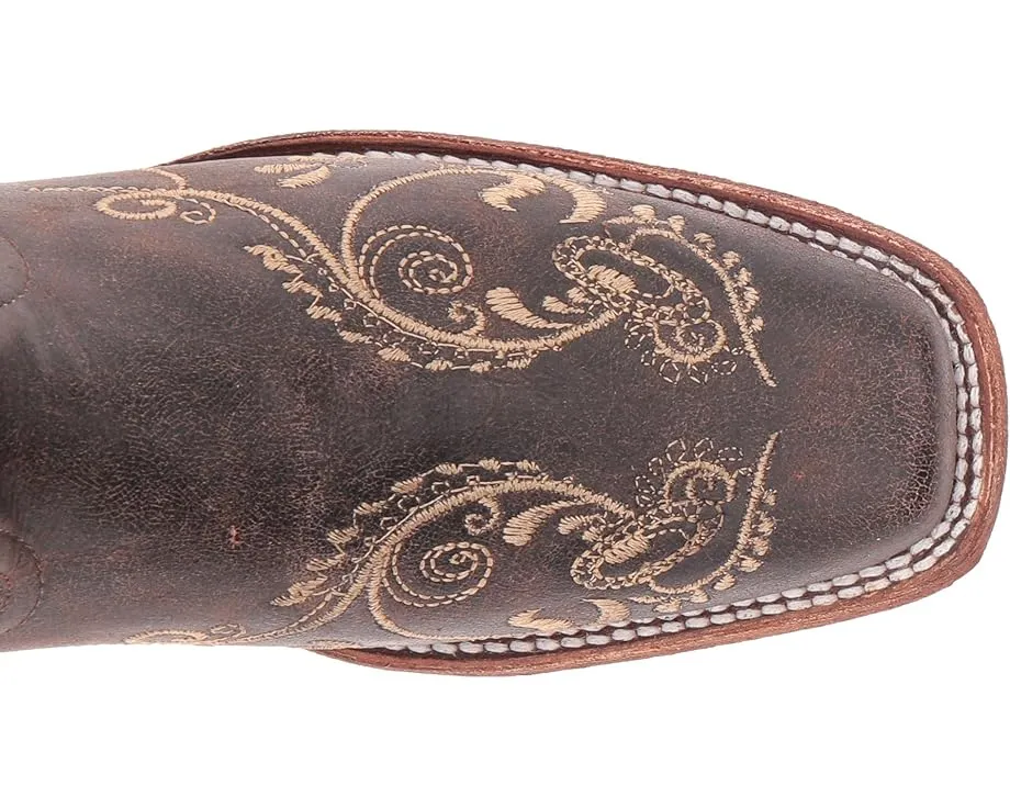 Сапоги Corral Boots L5079 с вышивкой стрекозы и квадратным носком