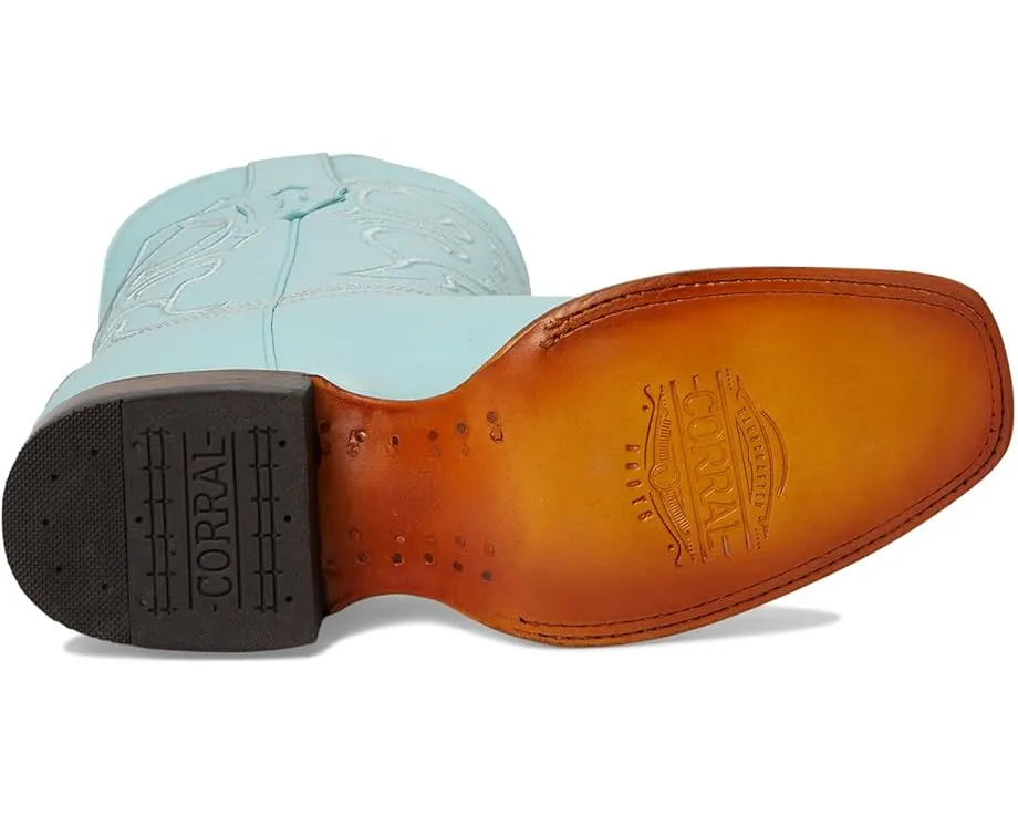 Ботинки Corral Z5259 с вышивкой и квадратным носком до середины икры