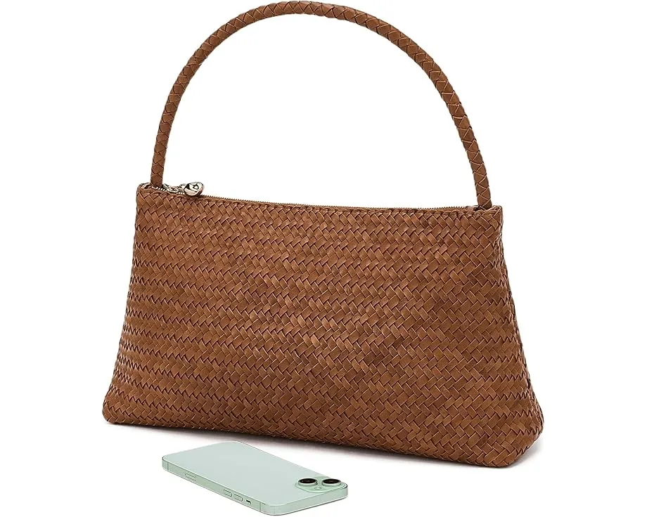 Сумка через плечо Madewell LG Woven Zip Shoulder с ручным плетением