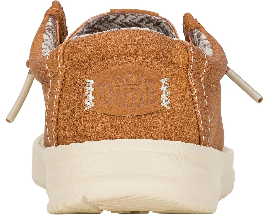 Детские слипоны Hey Dude Wally Classic с технологией Flex & Fold и стелькой с эффектом памяти