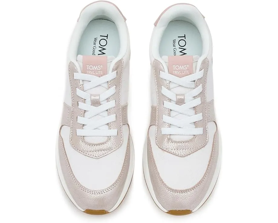 Кроссовки TOMS TRVL LITE Retro из замши с эластичным мысом и съемной стелькой
