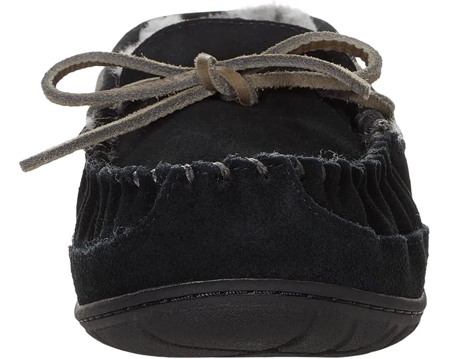 Тапочки L.L.Bean Wicked Good Moccasins из овчины с подошвой TPR