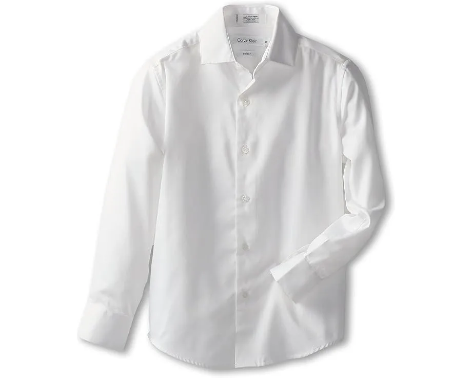 Детская рубашка Calvin Klein Kids Sateen сатин