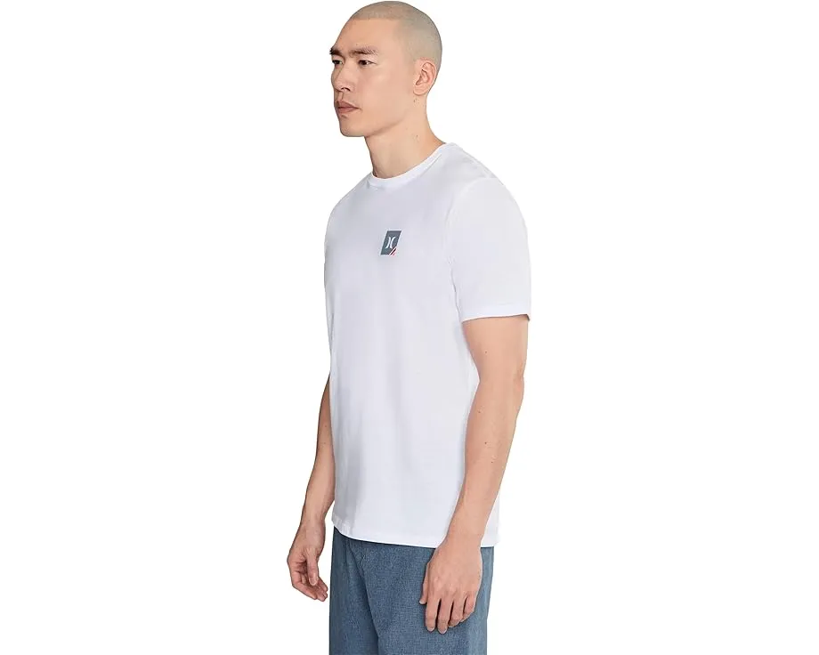 Футболка Hurley Corner с коротким рукавом и минималистичным логотипом