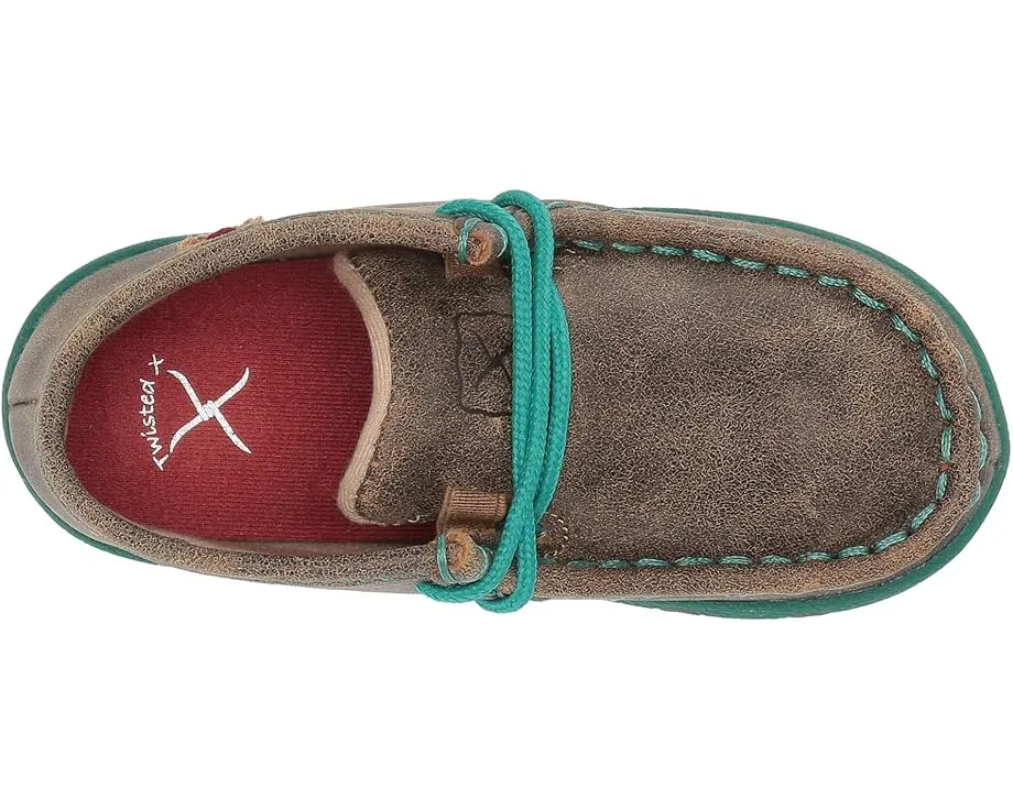 Детские мокасины Twisted X Driving Moc из состаренной кожи