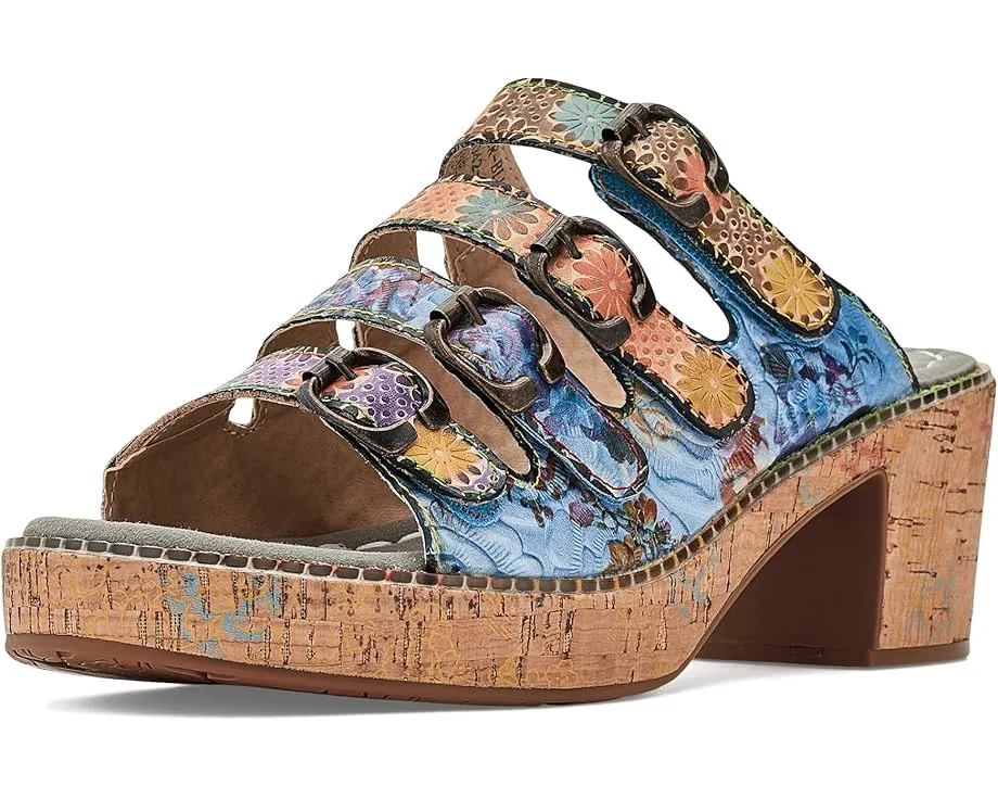L'Artiste by Spring Step Сандалии Teetimer на пробковой платформе с цветочным принтом