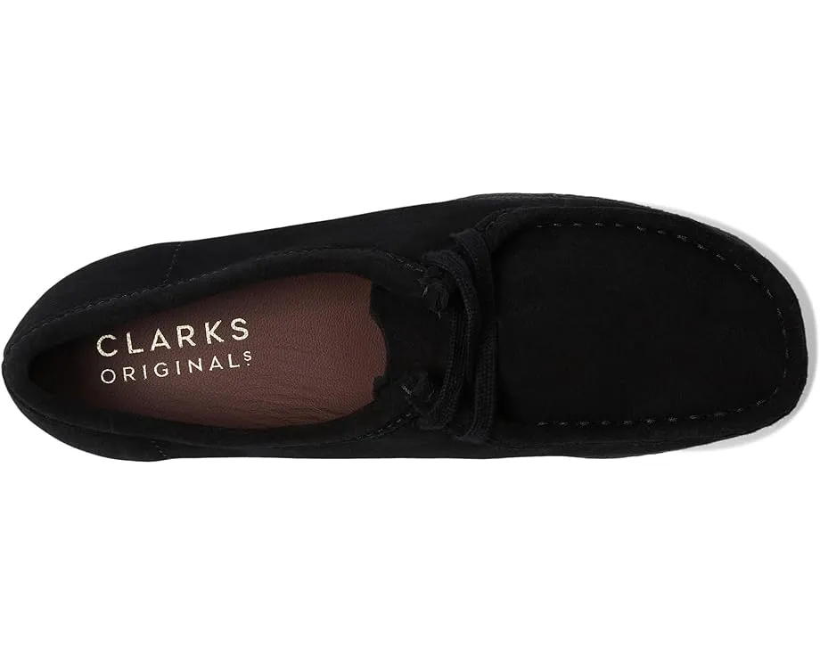 Clarks Wallabee мокасины на шнуровке с подошвой из натурального крепа