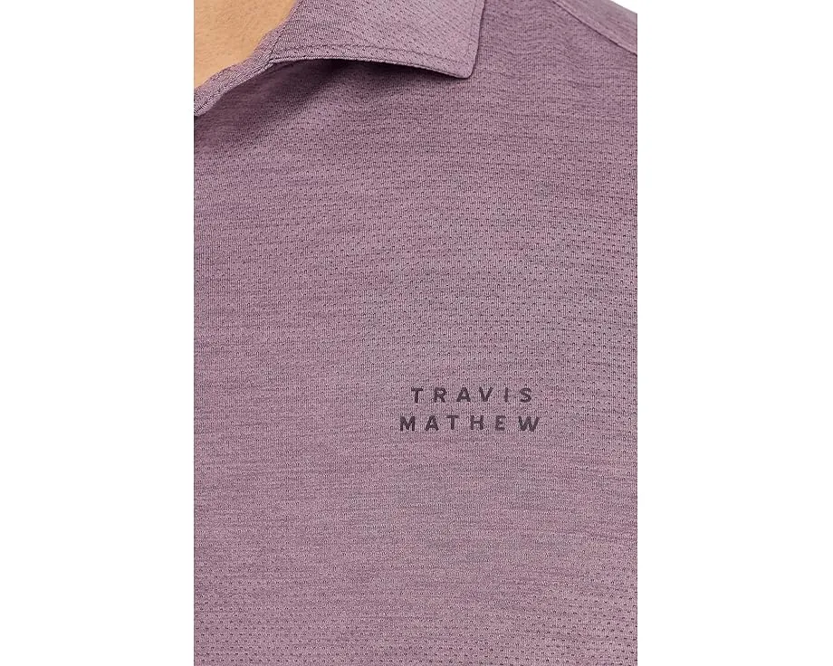 Polo футболка TravisMathew Heater Active с эластичной тканью и воротником