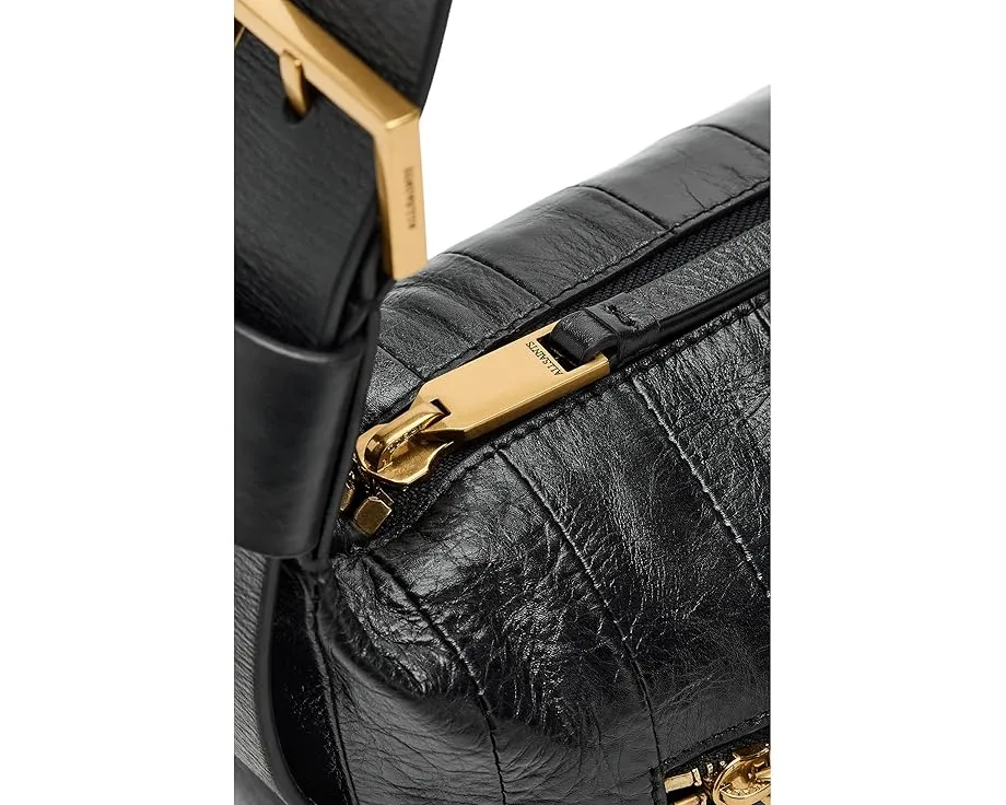 Мини-сумка через плечо AllSaints Vega Panel Min из кожи с мягким силуэтом