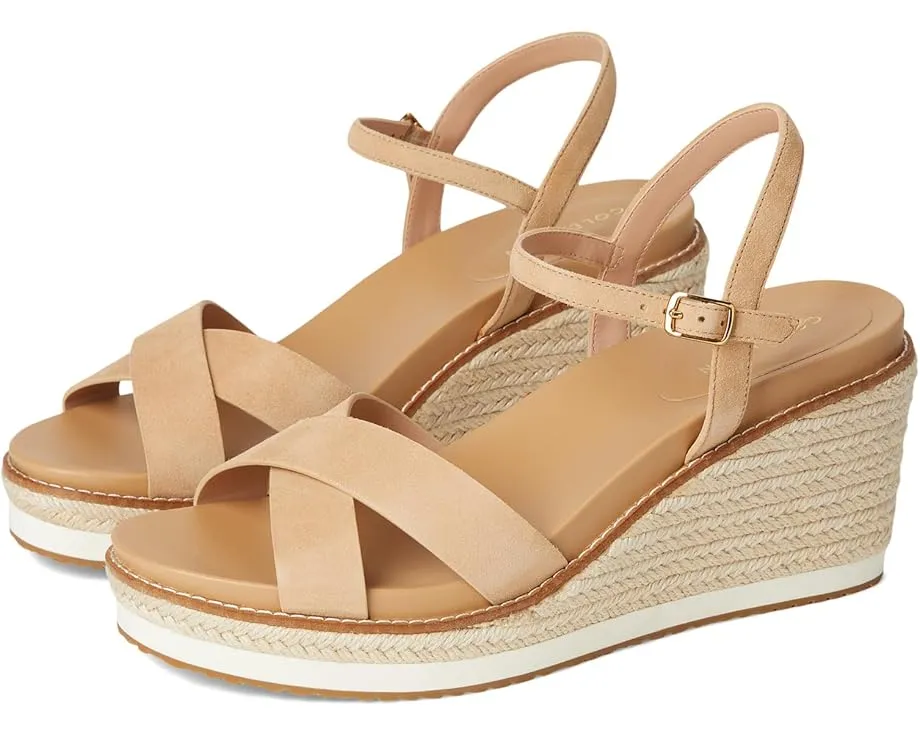 Эспадрильи Cole Haan Cloudfeel Silvee Espadrille Wedges 75mm с перекрестными ремешками