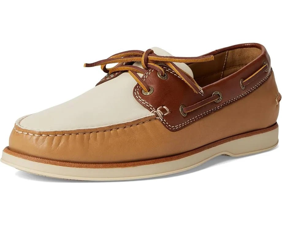 Johnston & Murphy Monaco 2-Eye Boat Shoe мокасины из мягкой кожи с рафией