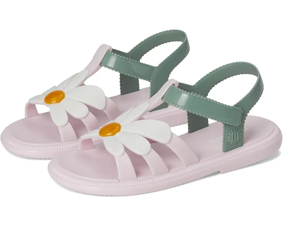 Детские сандалии Mini Melissa Hip Bloomy с цветочным декором и липучкой