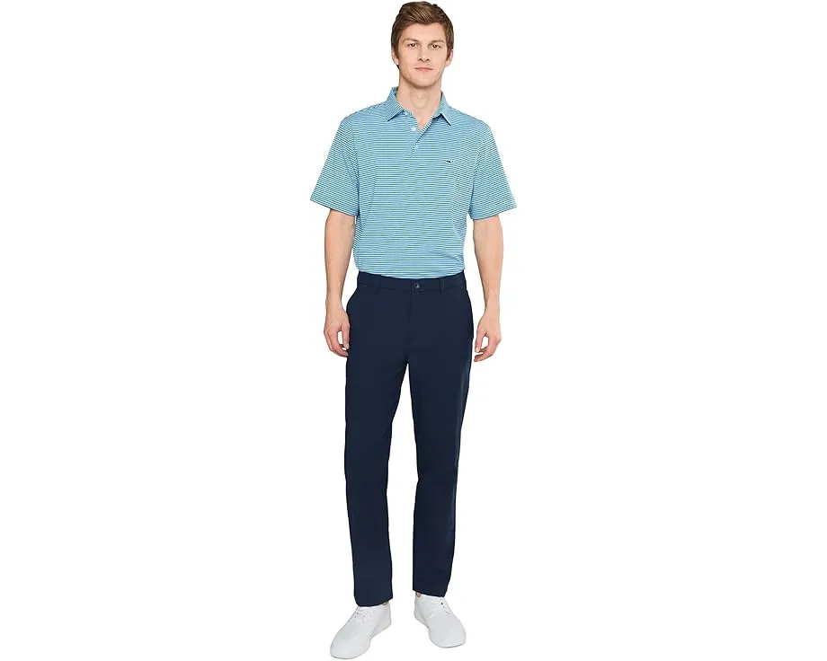 Polo Bradley Stripe Sankaty от Vineyard Vines с защитой UPF 50+
