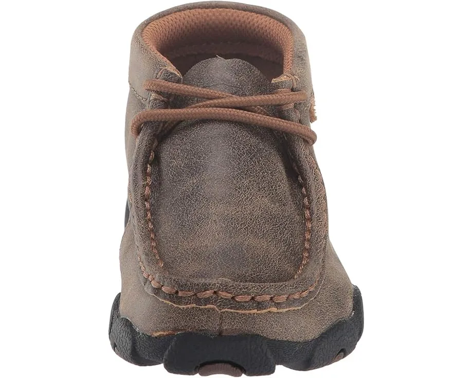 Детские мокасины Twisted X Driving Moc с замшей и резиновой подошвой