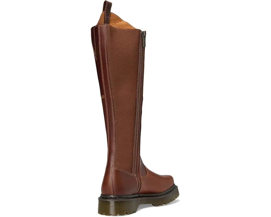 Сапоги Dr. Martens Amaayah Hi Leather Bex Riding до колена на платформе