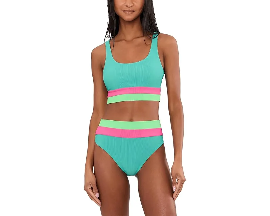 Топ Beach Riot Mackenzie с цветными блоками и фиксированными бретелями