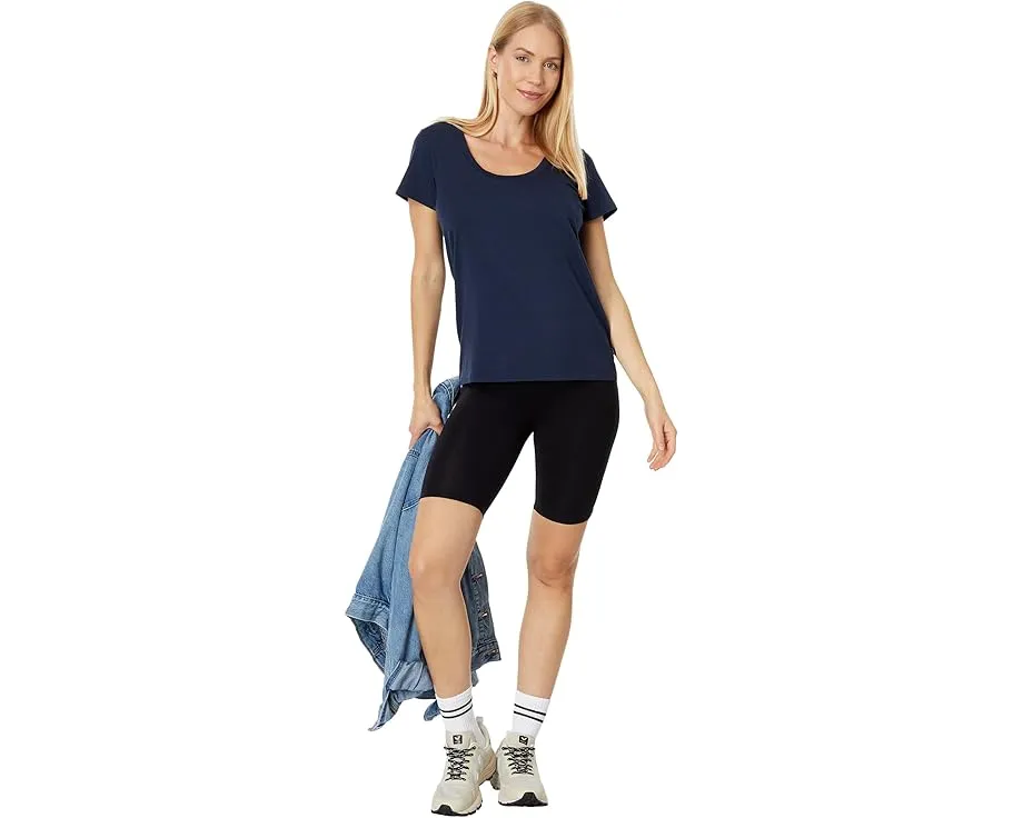 Футболка L.L.Bean Soft Stretch Supima с круглым вырезом и коротким рукавом из хлопка